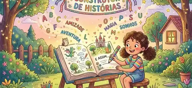 Imagem de capa da publicação sobre Construtor de Histórias — Histórias do Quintal no Blog E-Redação.