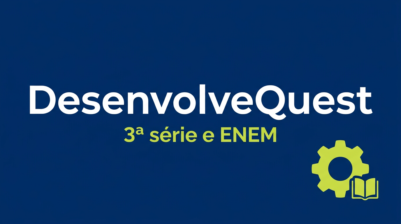 Imagem de capa da publicação sobre DesenvolveQuest — 3ª série e ENEM no Blog E-Redação.