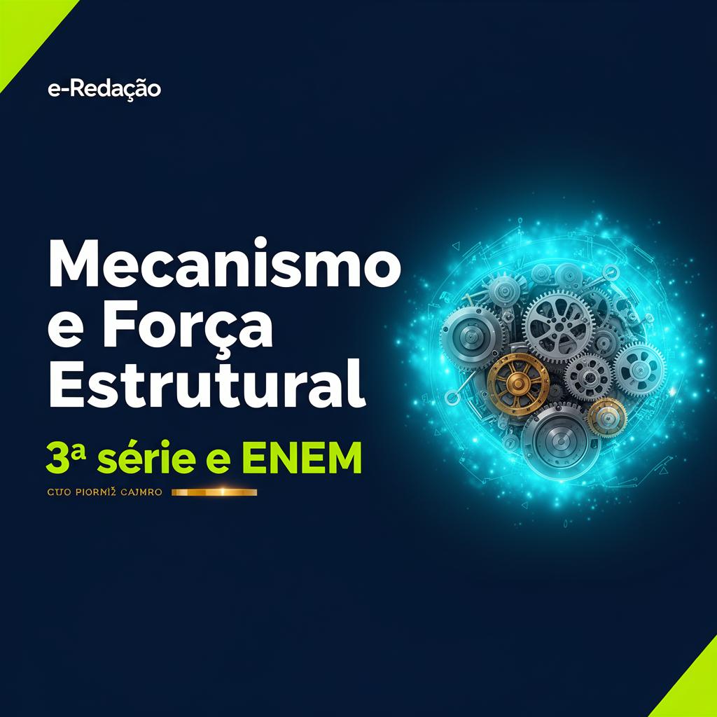Imagem de capa da publicação sobre Mecanismo e Força Estrutural — 3ª série e ENEM no Blog E-Redação.