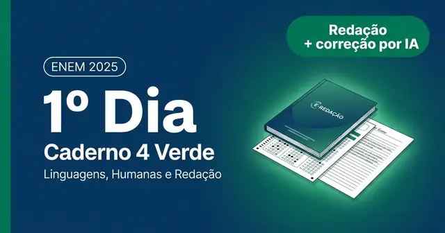 Imagem de capa da publicação sobre Simulado ENEM 2025 — Prova Verde do 1º Dia no Blog E-Redação.